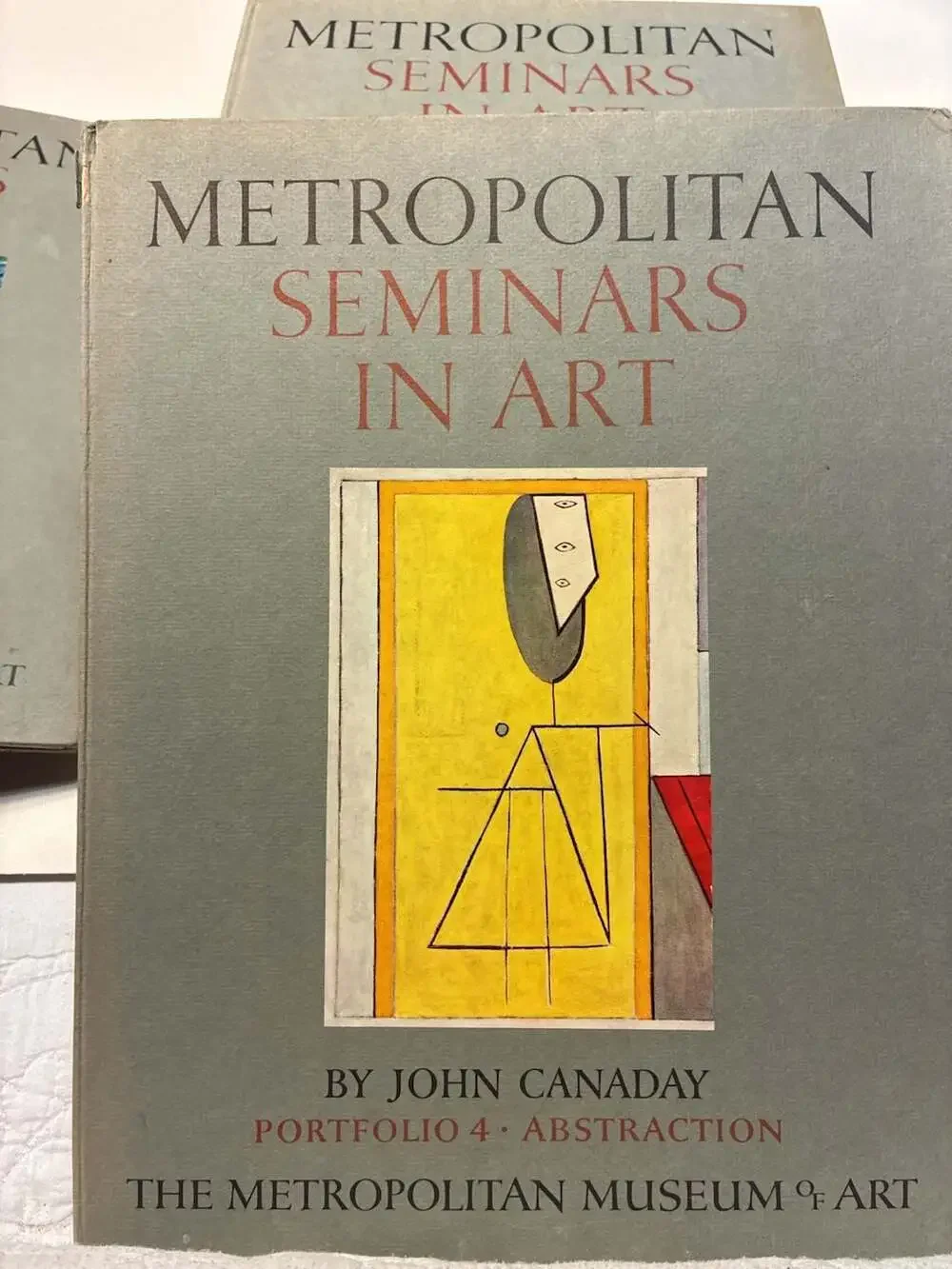 Set of 10 VTG Metropolitan Seminars in Art Portfolios by John Canaday